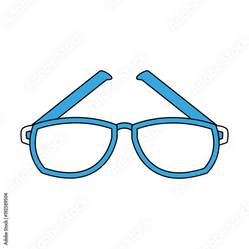 Glasses optical lens icon vector illustration graphic design
