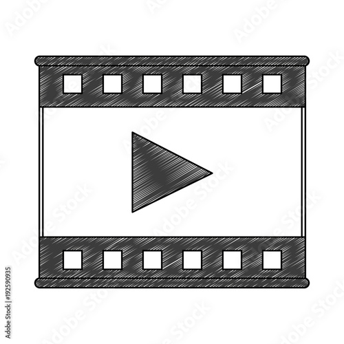 Play video symbol icon vector illustration graphic design