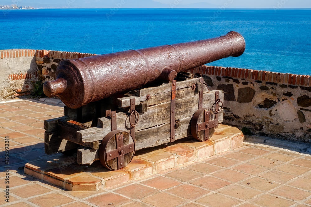Old rusty cannon