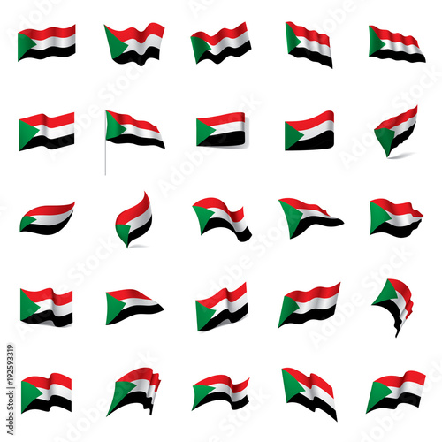 Sudan flag, vector illustration Free Download Sudan flag, vector illustration - GFXLoad