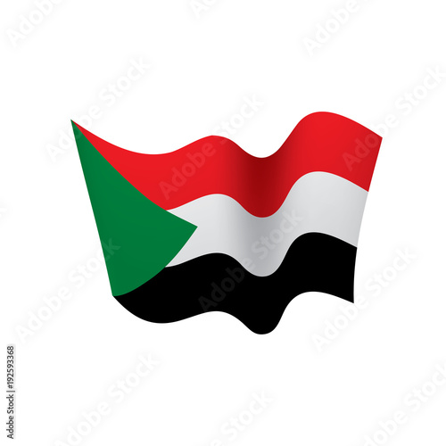Free Download Sudan flag, vector illustration - GFXLoad