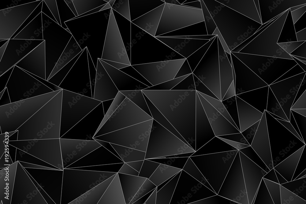 Obraz premium Polygonal background. Abstract triangulated texture