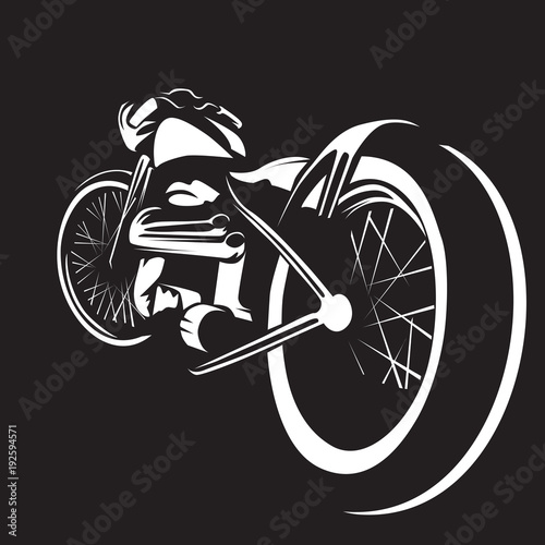 Motor bike custom black