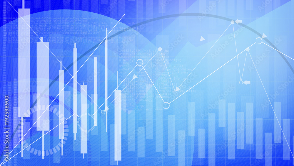 Stock market chart. Business graph background. Stock market chart. Business graph background.