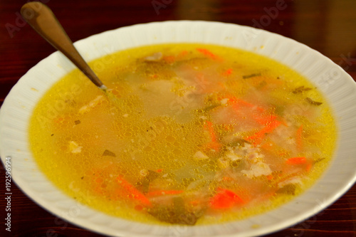 Traditional Lipovan Fish Soup