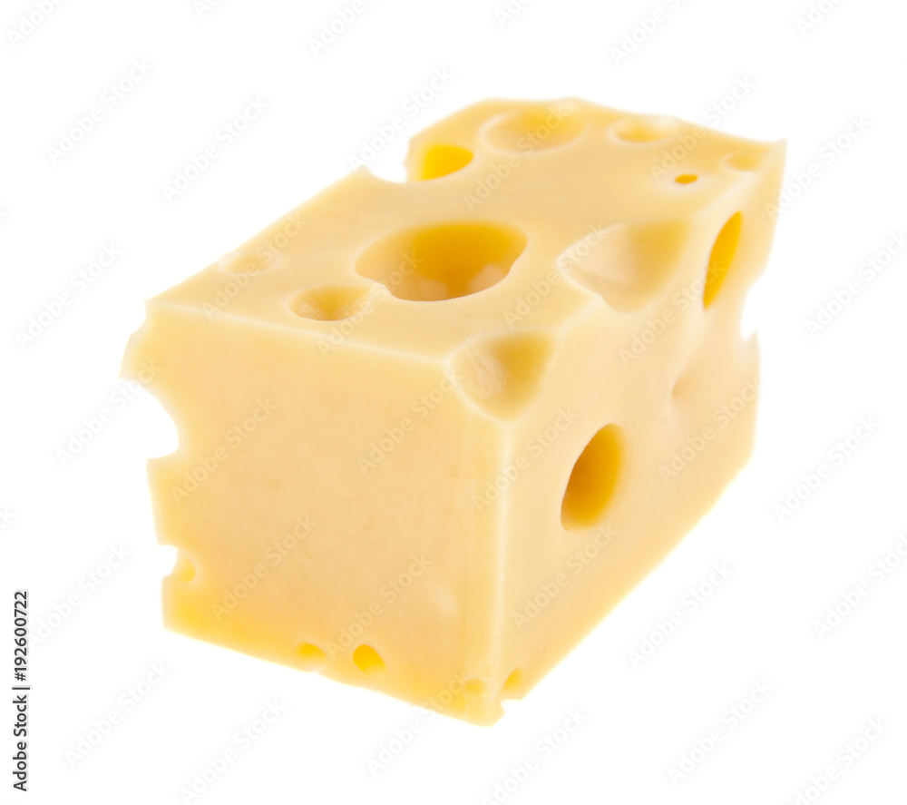 cheese isolated on white background