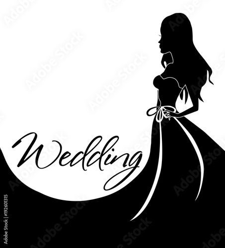 Vector design of a wedding invitation