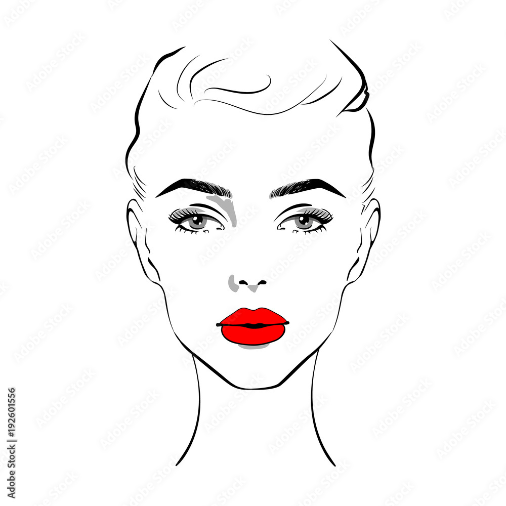 Drawing Faces in Fashion Illustration  Fashionista Sketch