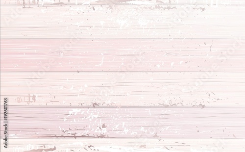 Shabby wooden pink background. Vector illustration