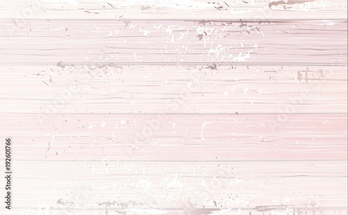 Shabby wooden pink background. Vector illustration