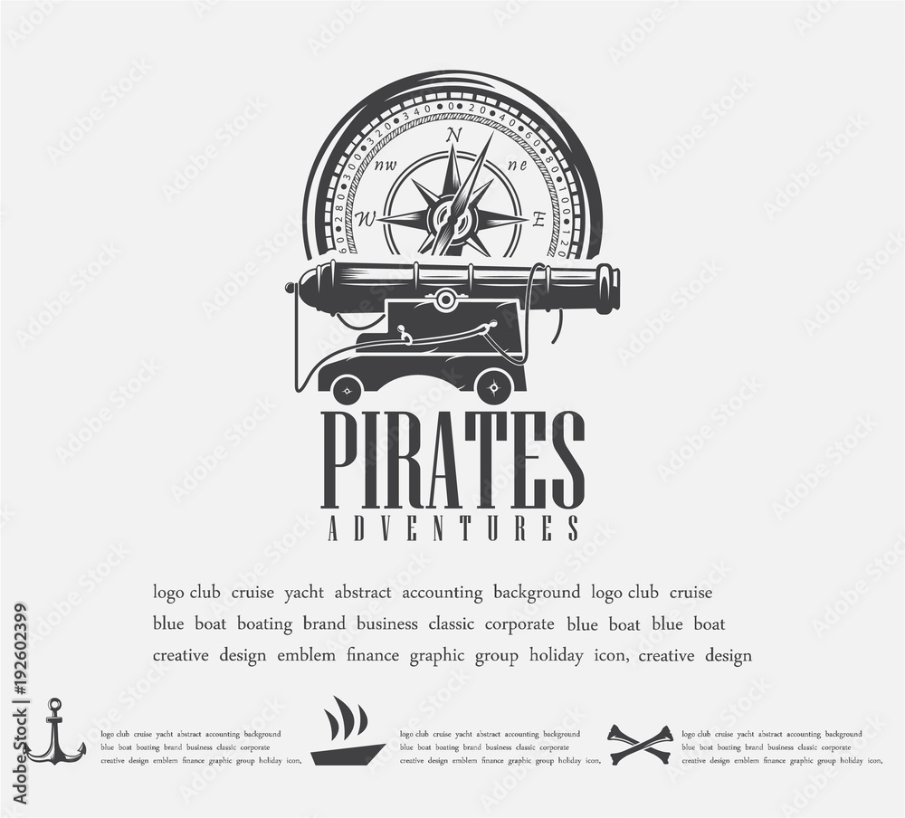 custom made wallpaper toronto digitalvector illustrations, nautical themes, gun and compass
