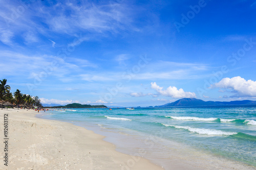 Summer beach for tourism and relaxing