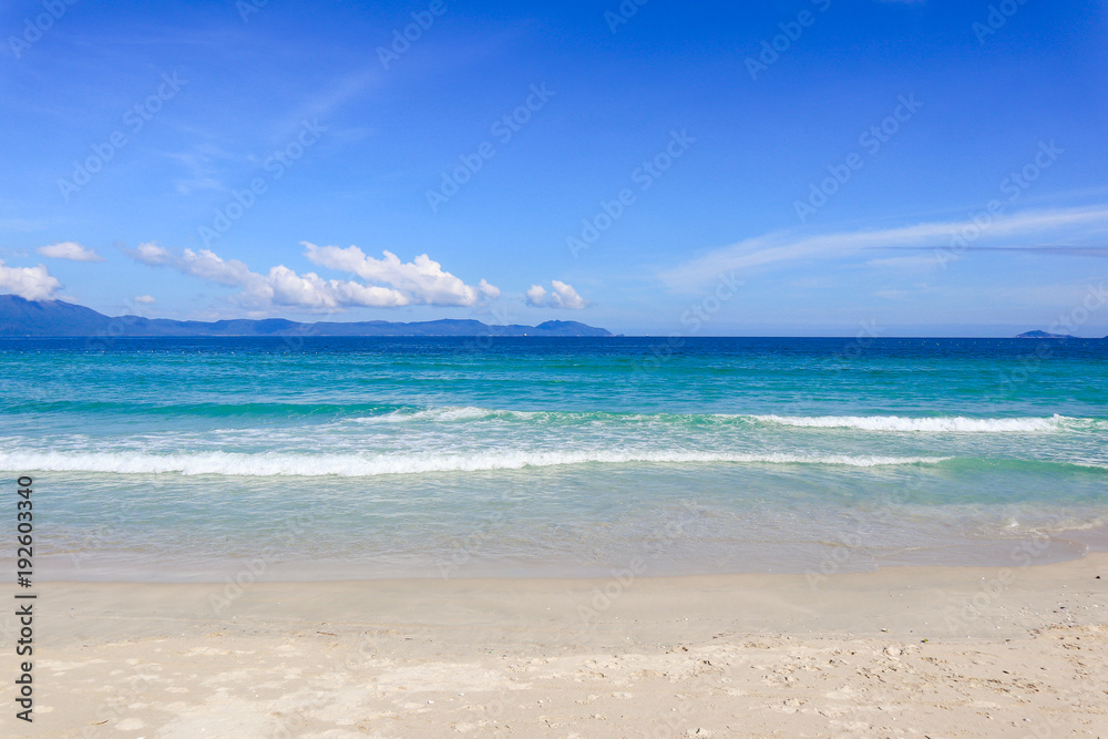 Summer beach for tourism and relaxing Summer beach for tourism and relaxing