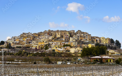 panoramic view of Horta de Sant Joan, Spain