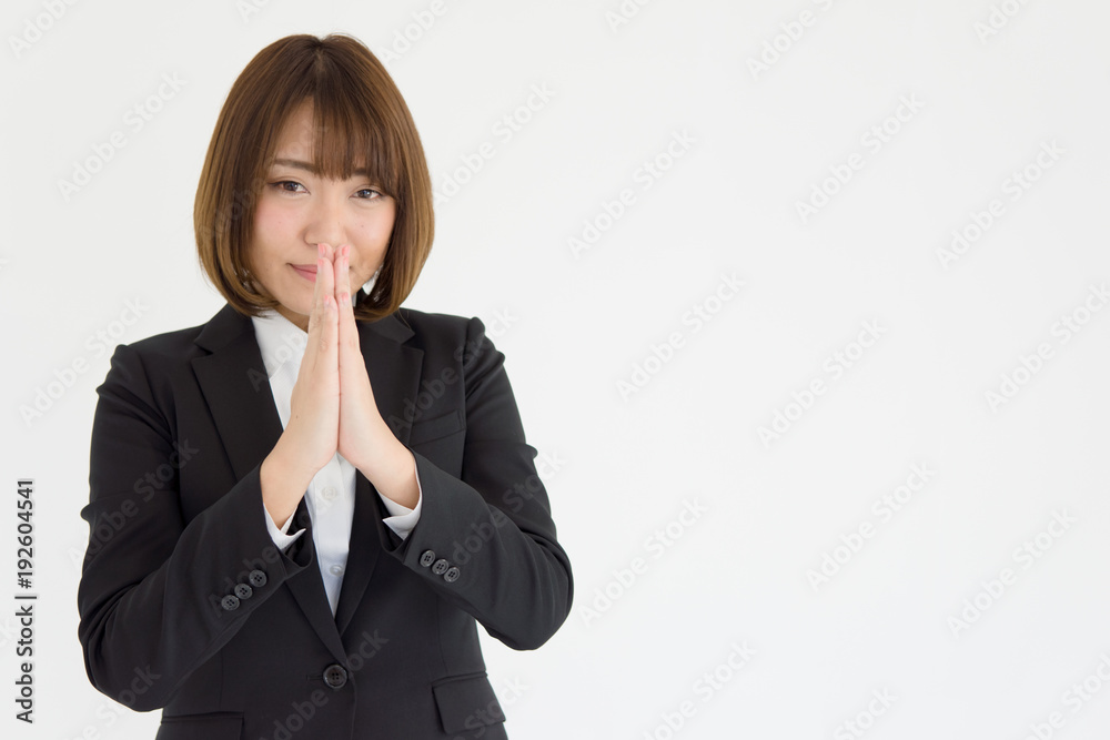 スーツの日本人女性 スーツの日本人女性