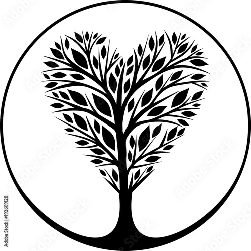 Black tree symbol