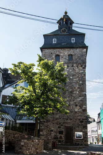 Uhrturm in Dierdorf Westerwald photo