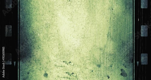 4K Distorted Old Film Look - Old film look effect with a lot of dirt, light leaks, grainy texture, film flash, film burns, vintage white background realistic flickering