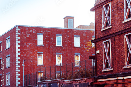 Photography Traditional antique city building in Dublin Ireland