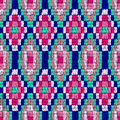 Fabric pattern tribal ethnic ornament colorful 1