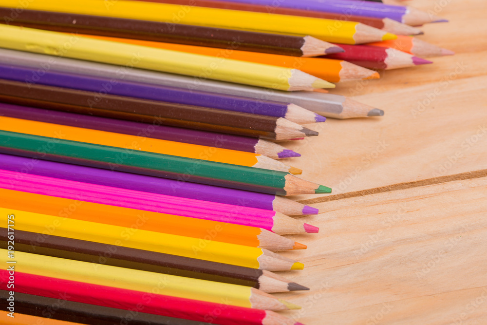Fototapeta premium colorful pencils