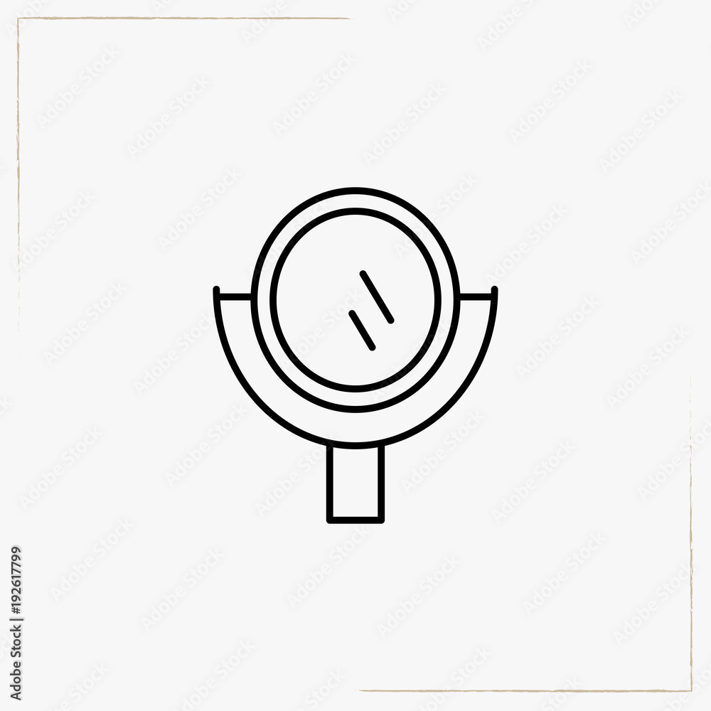 small mirror line icon small mirror line icon