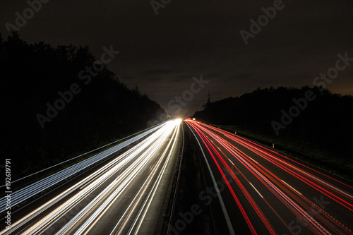 Autobahn Langzeitbelichtung
