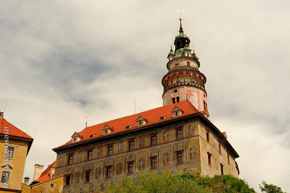 Castle of Cesky Krumlov, Bohemia, Czech Republic