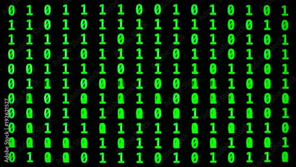 binary code and numbers running down a computer screen with addded glitch and distortion effects binary code and numbers running down a computer screen with addded glitch and distortion effects