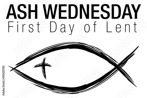 Ash Wednesday Jesus Christian Fish Symbol