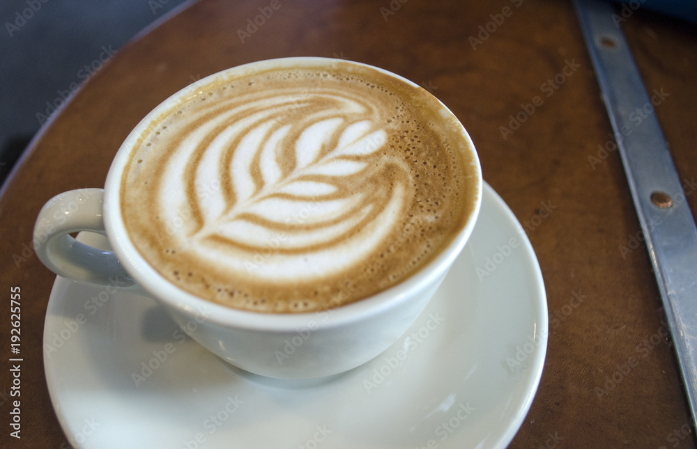 Close up of Latte Coffee Close up of Latte Coffee