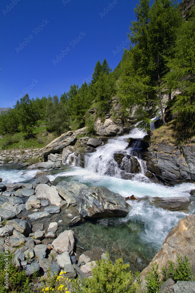 Cogne, Cascate di Lillaz, Valle d'Aosta, Italia Cogne, Cascate di Lillaz, Valle d'Aosta, Italia