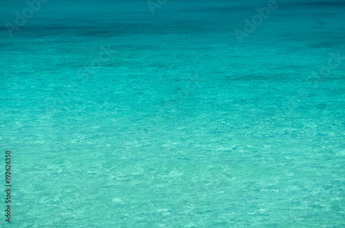 Clear sea water