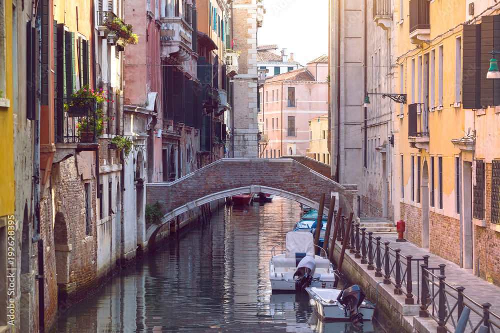 streets and canals of Venice