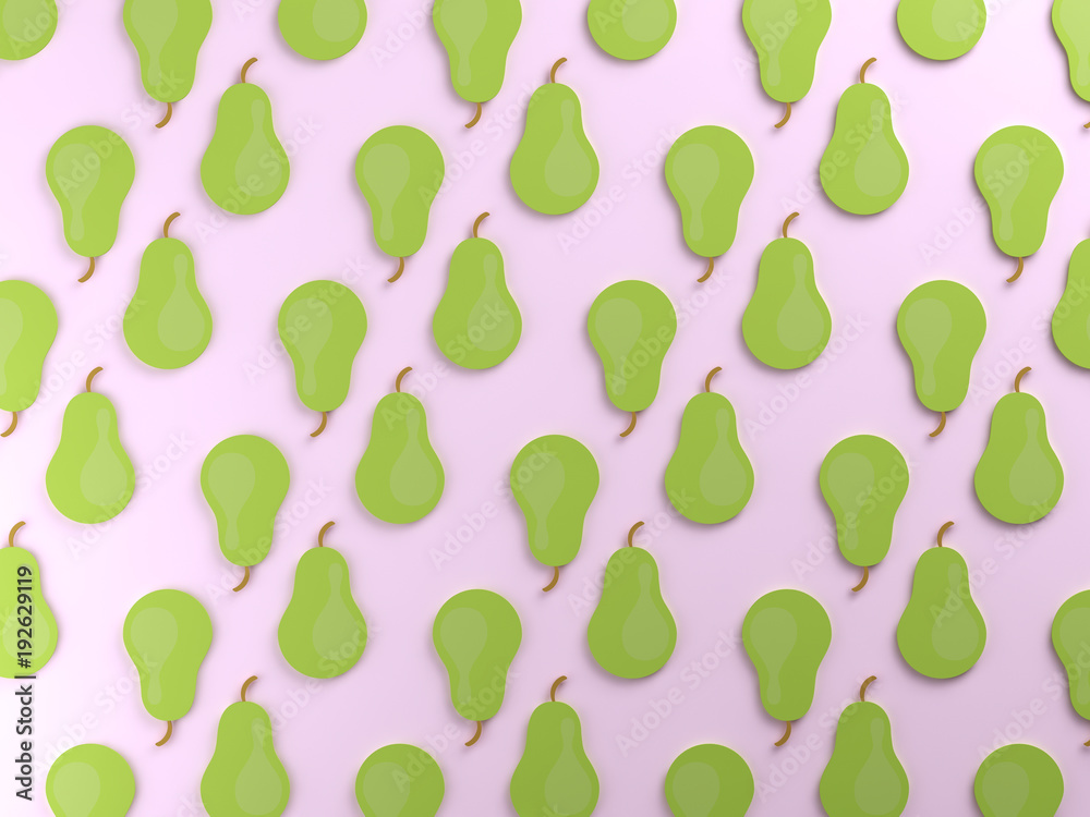 Colorful pear food background Colorful pear food background