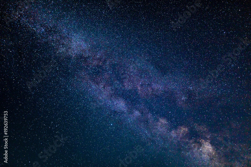Milky Way at midnight