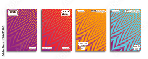 Creative colored cover. Cover design.