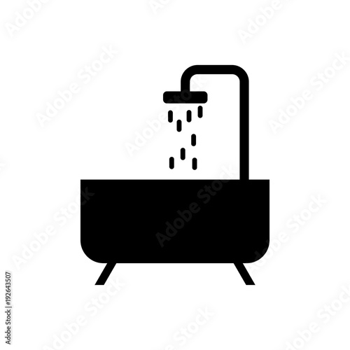 Bathtube vector icon