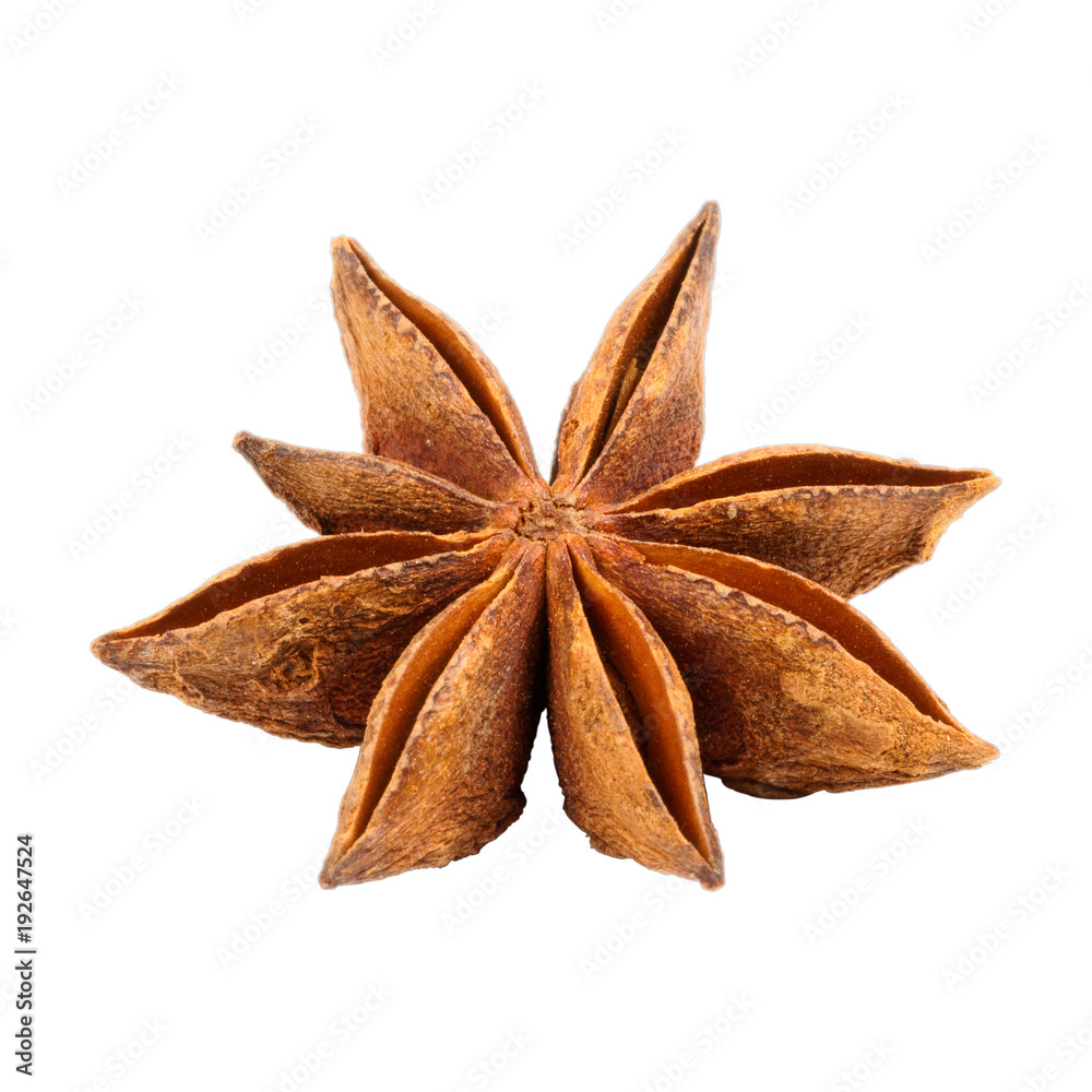 Aniska star isolated on a white background Aniska star isolated on a white background