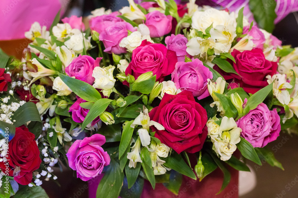 Large bouquet with roses Large bouquet with roses