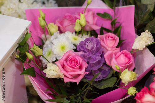 Large bouquet with roses