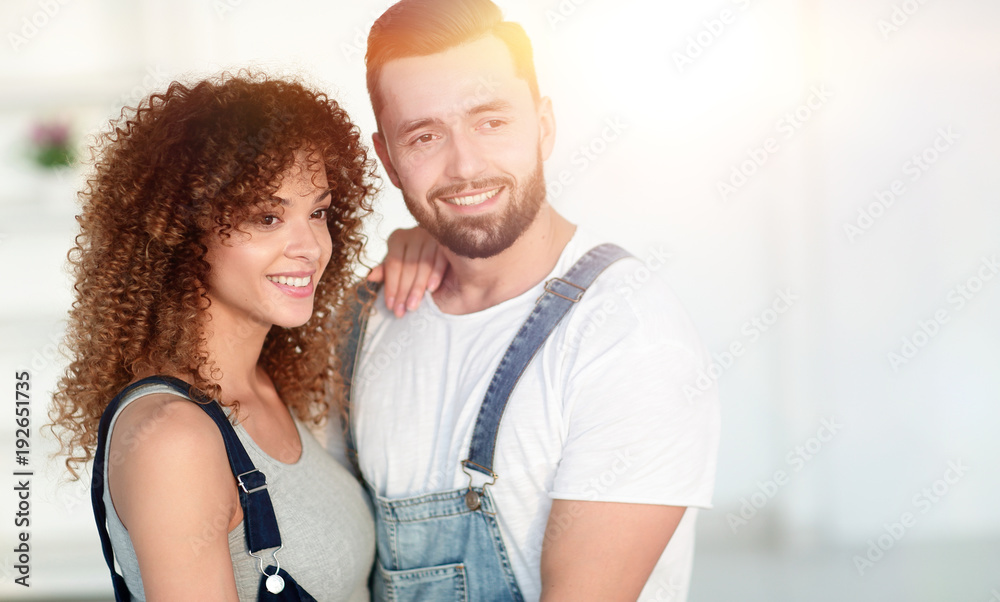 Portrait of a beautiful young couple Portrait of a beautiful young couple