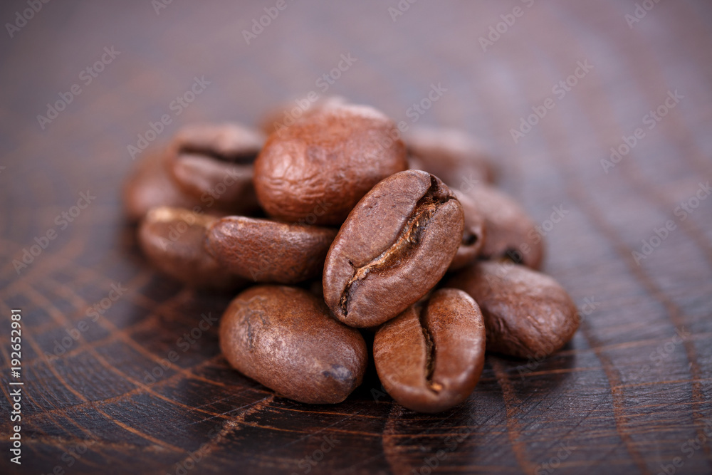 Naklejka premium Кофейные зёрна