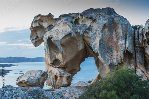 Fototapeta Roccia dell'Orso, Palau - Costa nord est della Sardegna