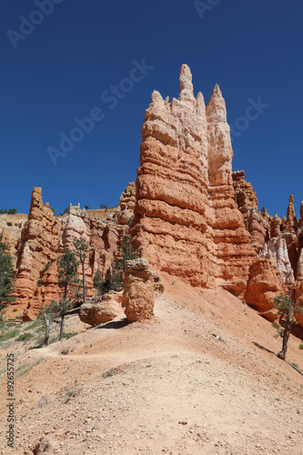 Rock Hoodoos in Bryce Canyon National Park in Utah. USA