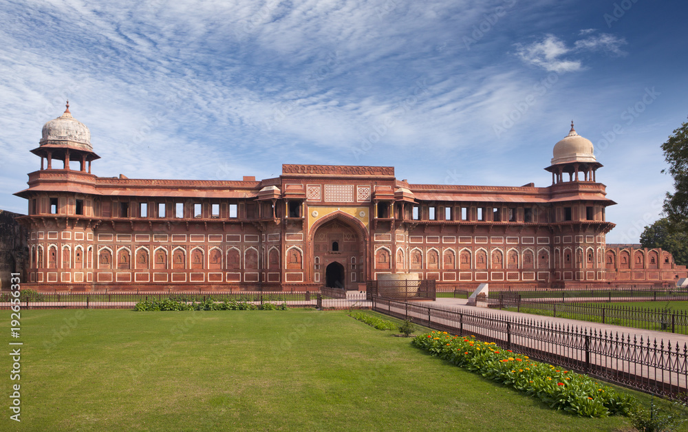 Obraz premium ..Red fort inside. Agra. India