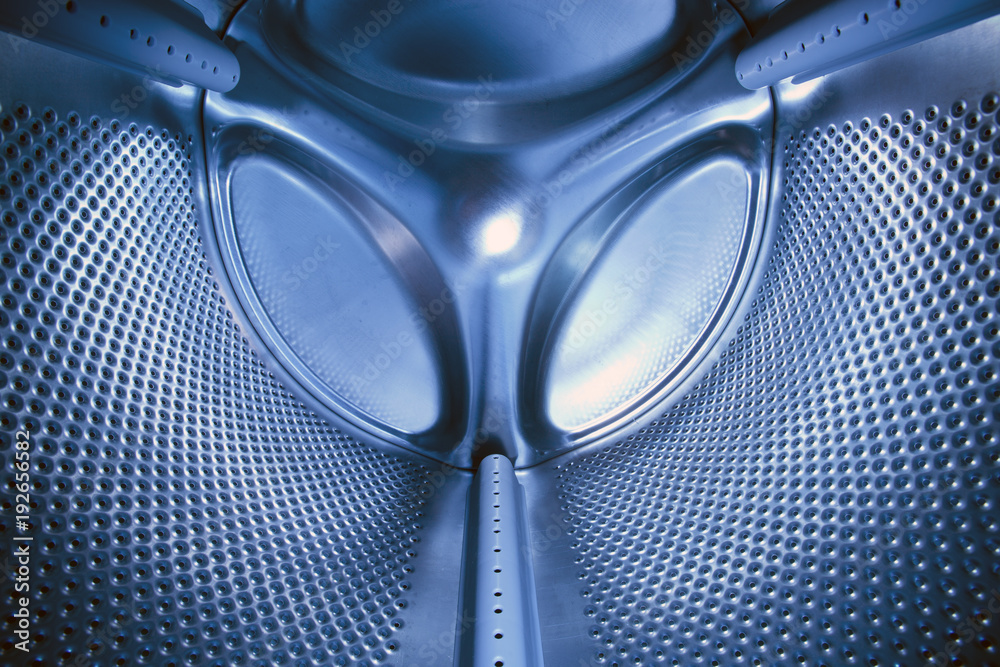 inside view of the washing machine drum inside view of the washing machine drum