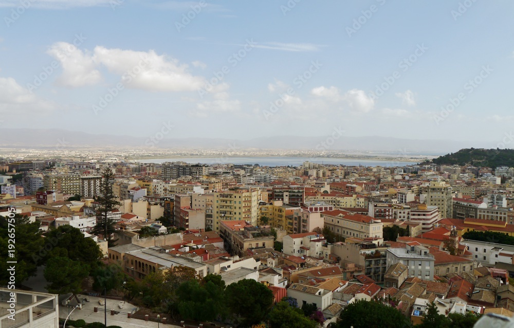 Panoramablick über Cagliari