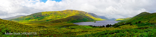 Landscape of Lough Mask in Counties Galway and Mayo in Ireland, UK.