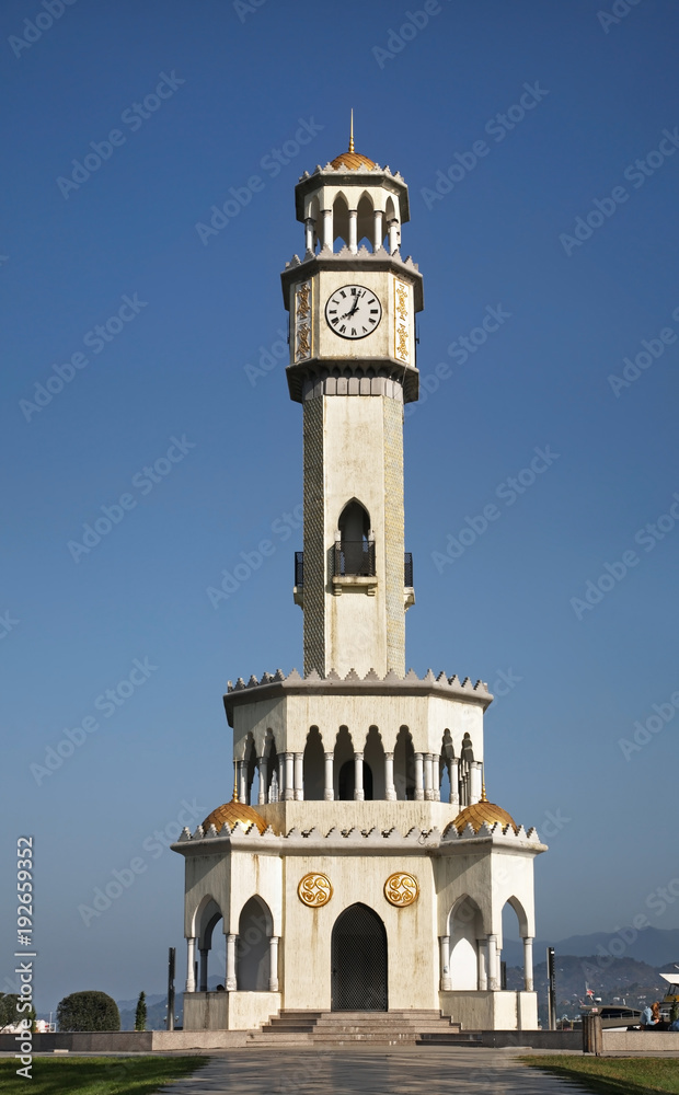 Chacha clock tower in Batumi. Autonomous Republic of Adjara. Georgia